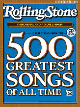 ROLLING STONE 500 GREATEST SONGS OF ALL TIME #2 VIOLIN BK/CD cover Thumbnail